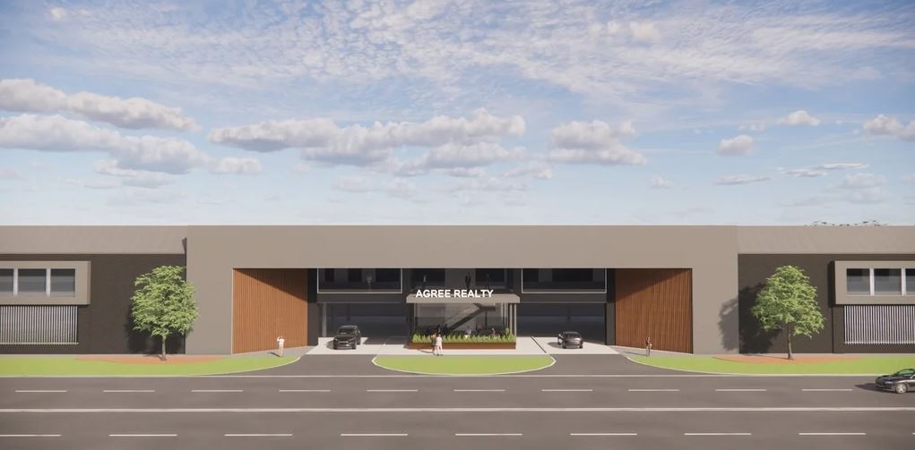 Rendering of Agree Realty building