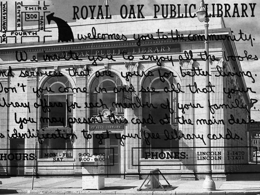 Image of the library from the past.